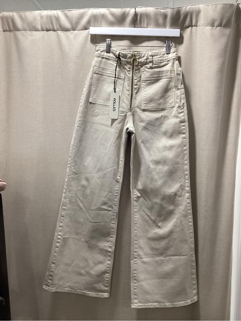 ROLLA’S Sailor Jean Off White Wide Leg Jeans | Size 26 | NWT - Picture 2 of 7